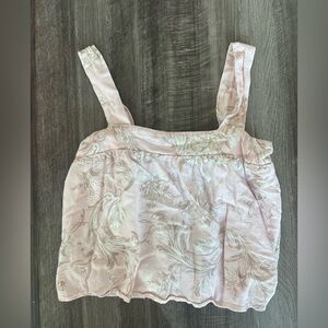 Miami Pink and Brown Floral Top